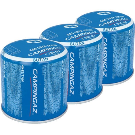 Lot de 3 cartouches de gaz perçables CAMPINGAZ - C 206 GLS