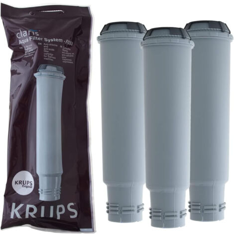 Lot de 3 cartouches filtrantes Claris pour machine à café Krups - F08801