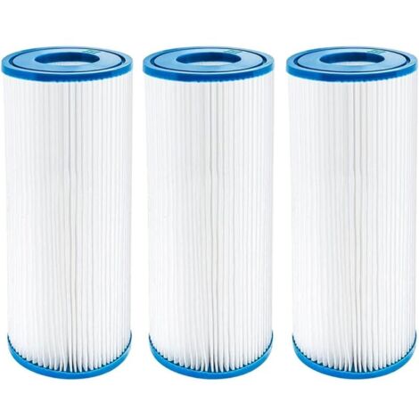 Lot de 3 cartouches filtrantes pour filtre de type III pour piscine, compatibles avec type A ou C