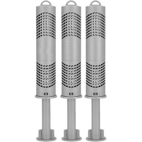 Lot de 3 cartouches minérales en argent continu pour filtre Hotspring, cartouches ioniques argentées – Bâtons minéraux pour jacuzzi, spa