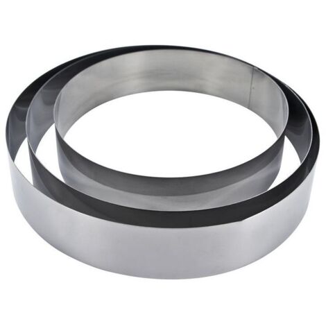 Lot de 3 cercles pâtissiers - Inox - Livraison gratuite