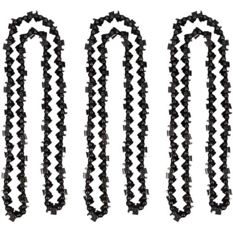 AIPERQ Lot de 3 Chaîne de tronçonneuse de 50 cm 0.325" 1,5 mm 76 maillons d'entraînement - compatible avec Timberpro 62CC, Hyundai et autres