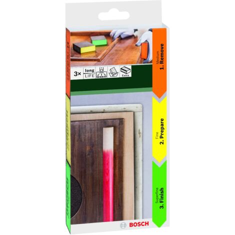Lot de 3 chevilles abrasives DIY BOSCH 2609256F16