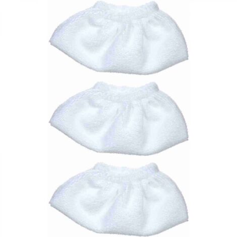 Lot de 3 chiffons de rechange pour aspirateur Karcher SC2/ SC3/ SC4/ SC5, chiffons éponge, housse de buse, accessoires