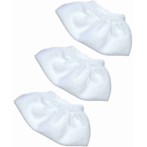 Lot de 3 chiffons de rechange pour aspirateurs Karcher SC2/ SC3/ SC4/ SC5 chiffons éponge housses de buse accessoires