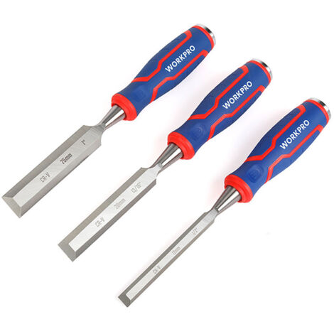 Lot de 3 ciseaux à bois WORKPRO®