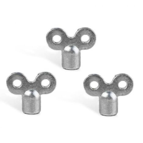 Lot de 3 Cle Purge Radiateur, Cle Radiateur, Purgeur Radiateur, Clé de Purge Radiateur pour une Purge Facile et Efficace