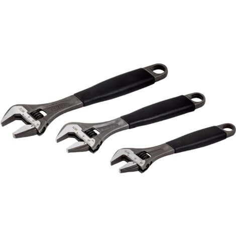 Lot de 3 clés à molette ADJUST 3-90 Bahco 9070-9071-9072