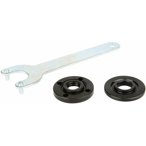 Lot de 3 clés d'angle en métal pour meuleuse Dewalt Milwaukee 193465-4 Bosch Black Decker Ryobi Makita 12,7 cm 5/8-11 pièces