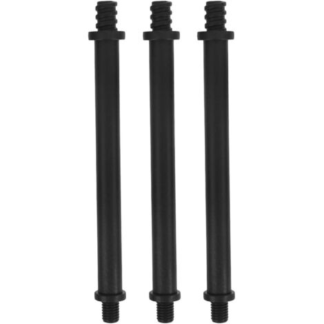 Lot de 3 connecteurs de rechange pour manche de brosse de toilette, tige en plastique