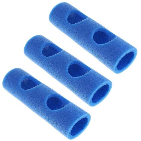 Lot de 3 connecteurs pour bâton de natation en mousse EPE à 2 trous croisés, pour frites de piscine.