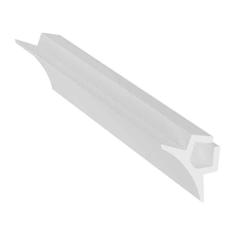 Lot de 3 corniches plafond en polystyrène L290 x l6 x H10 cm blanc - carintia