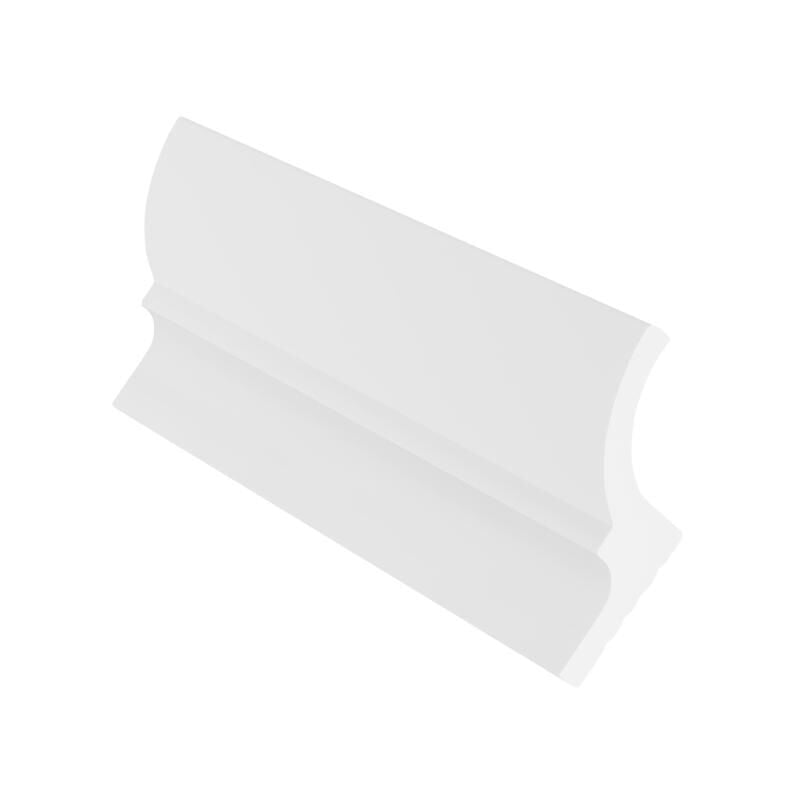 Lot de 3 corniches plafond en polystyrène L290 x l4.2 x H7 cm blanc - anteca
