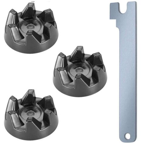 Lot de 3 coupleurs 9704230 - En caoutchouc - Avec clé - Compatible avec les modèles KitchenAid KSB52, KSB5, 5KSB52, 5KSB5