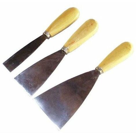 Lot De 3 Couteaux De Peintre - Roulor