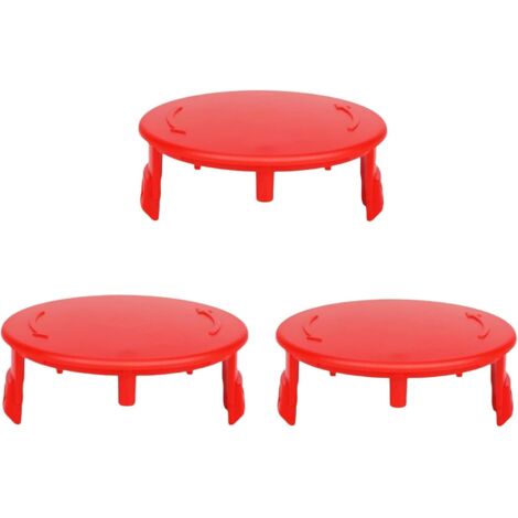 Lot de 3 couvercles de bobine F016F04841 pour débroussailleuse Bosch AFS 23-37 Bobine de fil F016800431