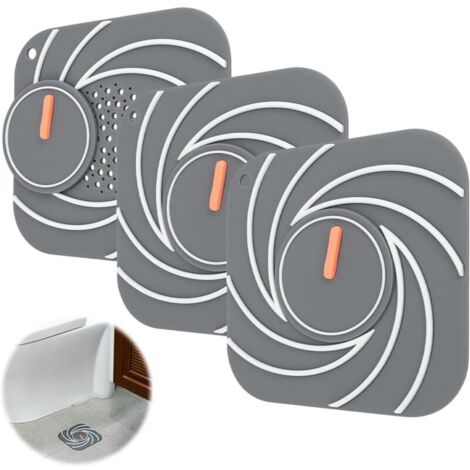 Lot de 3 crépines d'évier en silicone pour cuisine, 15 cm, anti-obstruction pour baignoire, universelles pour salle de bain, filtre les cheveux et prévient les odeurs