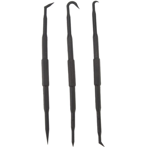 Lot de 3 crochets et crochets pour joint torique à double extrémité, flexibles, extracteurs de joints toriques universels pour voitures