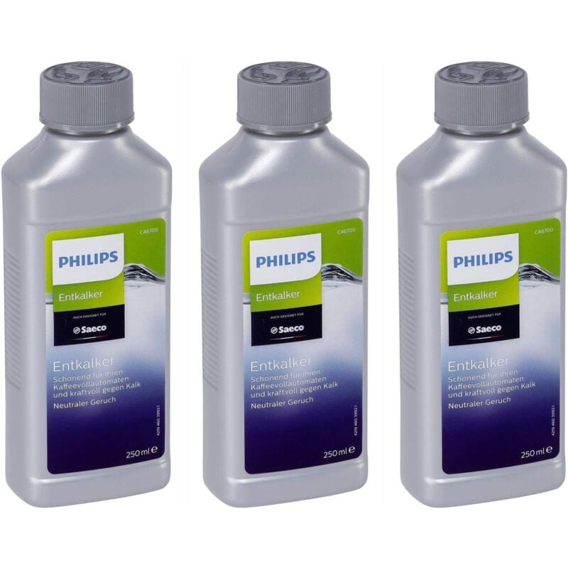 Lot de 3 détartrants (3 x 250 ml) pour machine à café Saeco Philips - CA6700/10