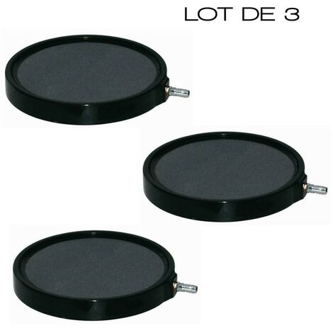 Lot de 3 diffuseurs d'air Disques 20 cm pour bassins de jardin
