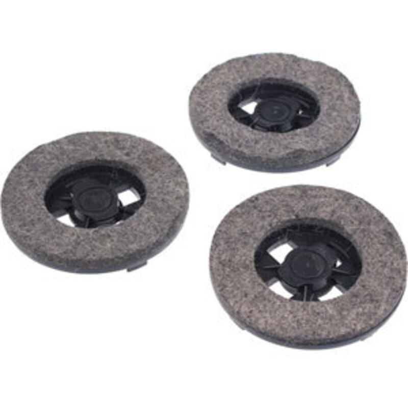 Hoover - Lot de 3 disques feutre Z16 pour cireuse Diametre du disque : 12,8 cm.