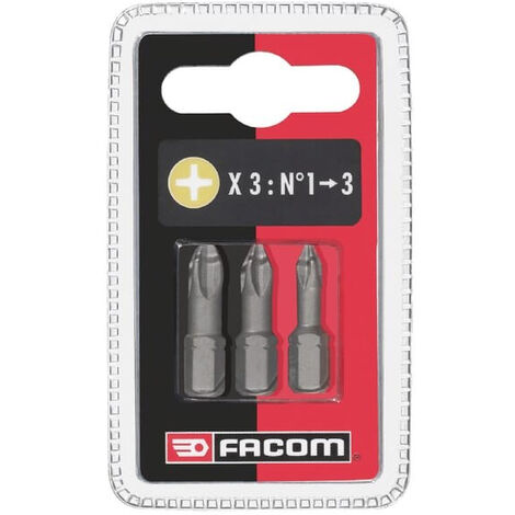 Lot de 3 embouts 25mm FACOM EP1J3
