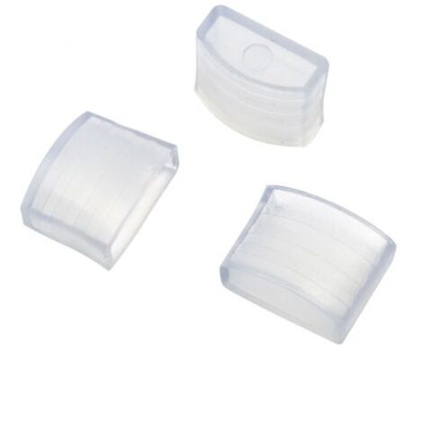 Lot de 3 embouts de protection fin de ruban LED 15W/m 19mm
