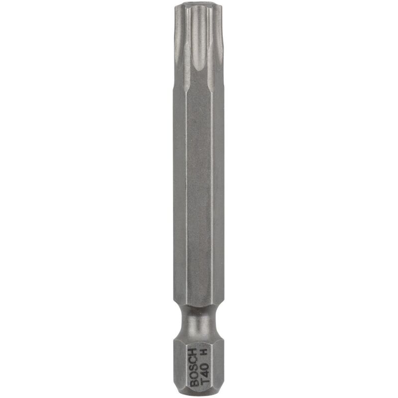 Lot de 1 embouts de vissage Extra dur Torx T40 à queue 6 pans mâle 14 Longueur 49mm BOSCH 2607001644