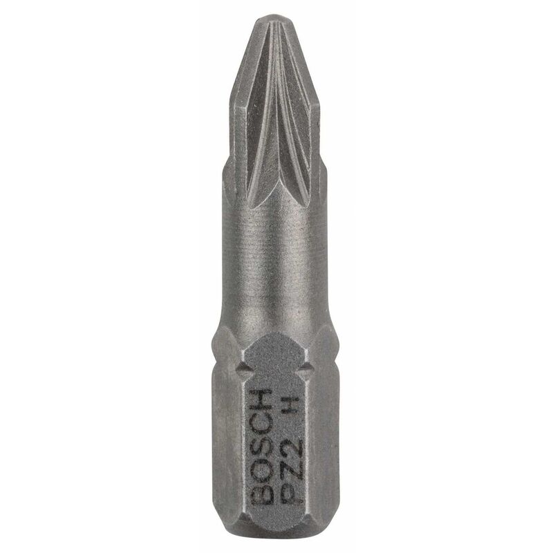 Bosch - 2607001558 embout de vissage pz 2 25 mm entraînement iso 1173 C6.3 queue six-pans mâle 1/4 3 pièces