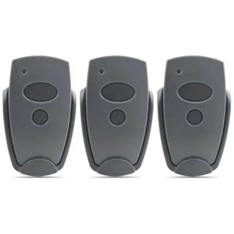 Lot de 3 émetteurs manuels pour porte de garage 868,3 MHz pour D302-868--