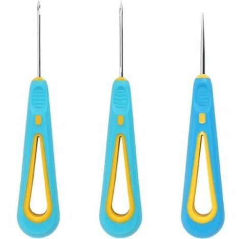 Lot de 3 emporte-pièces en silicone - Aiguilles à poinçonner - Mèche - Cône de trou rond - Perceuse à main - Pour la fabrication de bougies