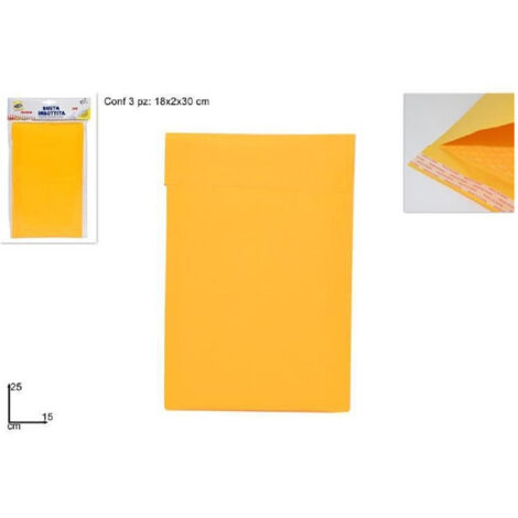 Lot De 3 Enveloppes Matelassées Format 15x25cm Envois Postaux Lettres à Bulles