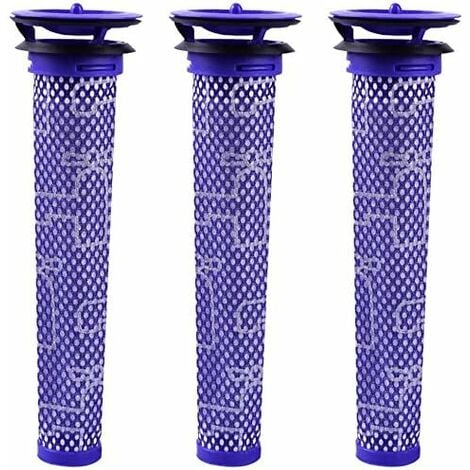 Lot de 3 Filtre Pré-Moteur de Rechange pour Dyson V6 V7 V8 DC58 DC59 DC61 DC62 DC74