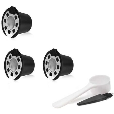 Lot de 3 filtres à café réutilisables et rechargeables --