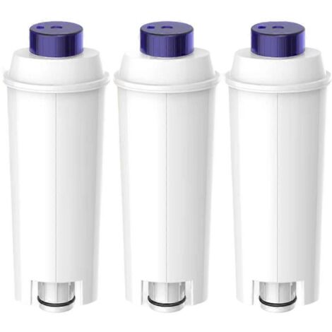 Lot de 3 filtres à eau adoucissante pour machine à café DLSC002