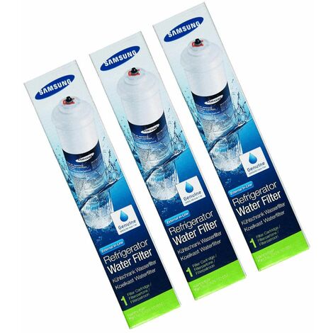 Lot de 3 filtres à eau d'origine pour réfrigérateur et congélateur – Compatibles AEG, Beko, Bosch, Electrolux, Samsung – DA29-10105J