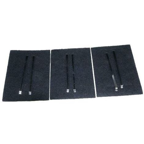 SAUTER FILTRES CHARBON (X3) 305X220MM POUR HOTTE DE-DIETRICH