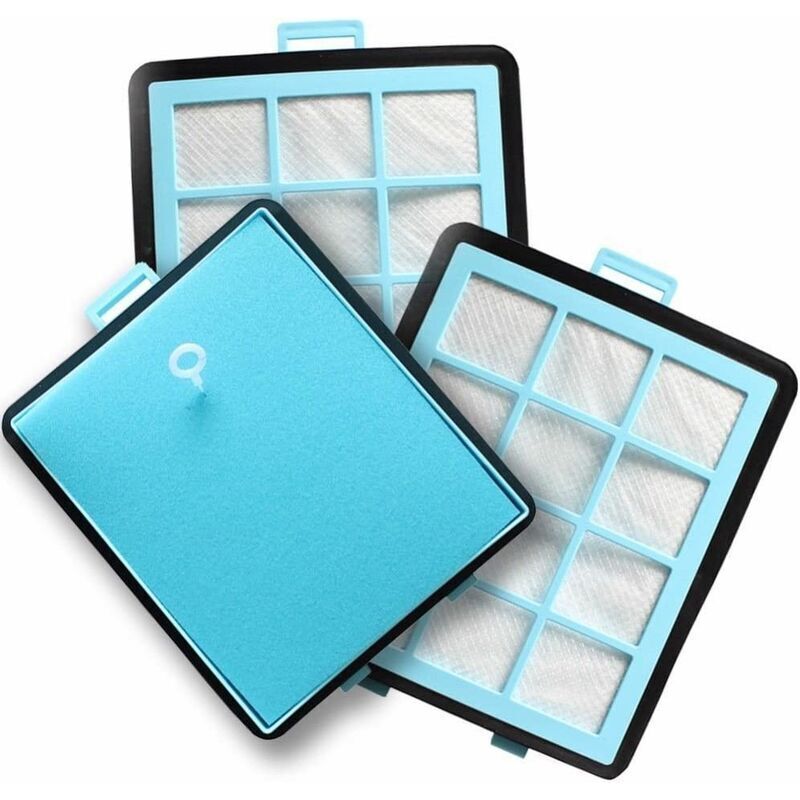 Shining House - Lot de 3 Filtres d'Aspiration pour Aspirateur Philips PowerPro FC8760 FC8761 FC8764 FC8766 FC8767 FC8769 ou 432200533151