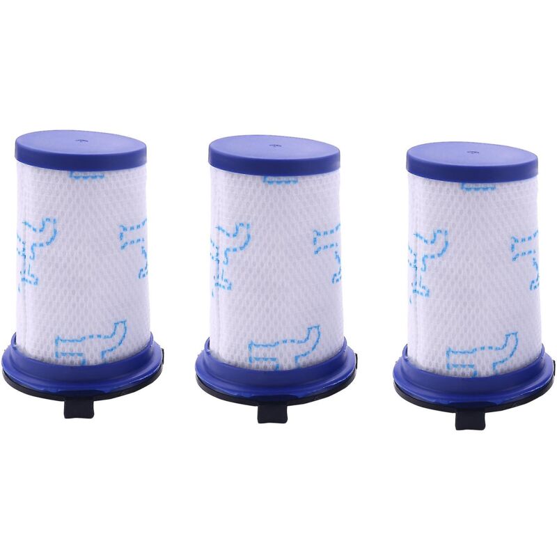 Lot de 3 filtres de nettoyage pour pièces détachées Zr009001 Rowenta Air Force 360 Rh9015wo
