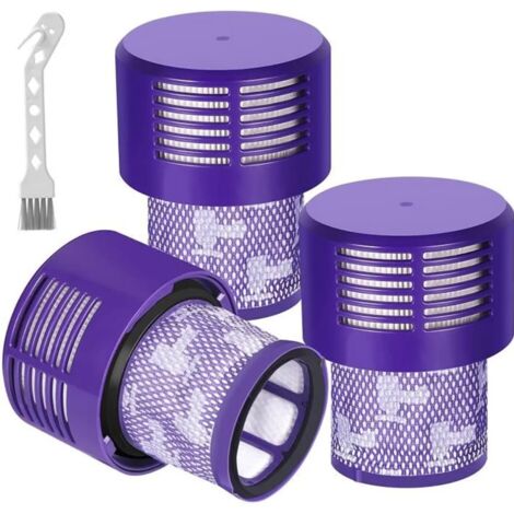 Lot de 3 filtres de rechange compatible pour aspirateur DYSON V10