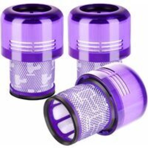 Lot de 3 filtres de rechange FlkwoH pour aspirateur Dyson V11 V15 SV14 Cyclone Animal Absolute Totally Clean, remplacent les références DY-970013-02 et 97001302