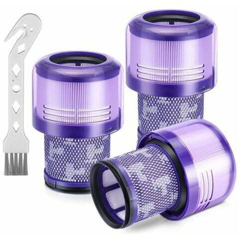 Lot de 3 filtres de rechange pour aspirateur sans fil Dyson V11, Dyson V11 Torque Drive, V11 Animal, V15 Detect, comparé à la pièce 970013-02 (pas de