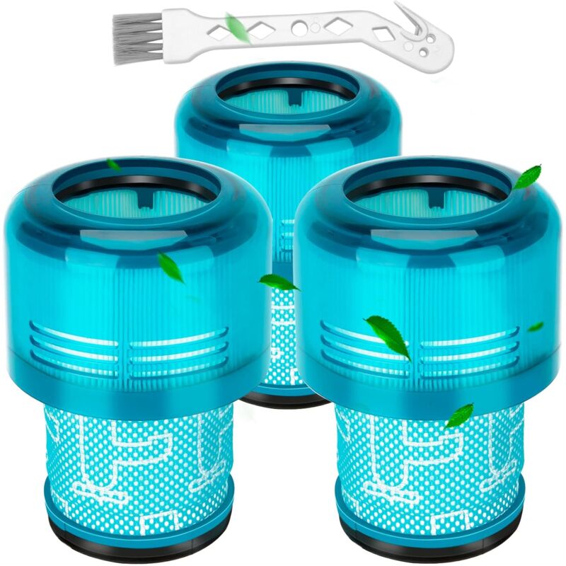 Lot de 3 filtres de rechange pour Dyson V11 V15 SV14 SV17 SV22 Detect Animal Absolute Extra Pro Torque Drive Motorhead Aspirateur, remplace la pièce