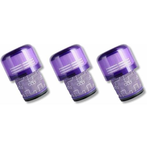 Lot de 3 filtres de rechange pour Dyson V11 V15 SV14 SV22 Absolute Animal Detect Cyclone Extra Pro Torque Drive - Lavable