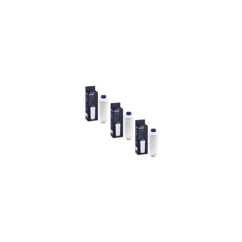 Delonghi - Lot de 3 cartouches filtrantes DLSC002 pour machine à café SER3017