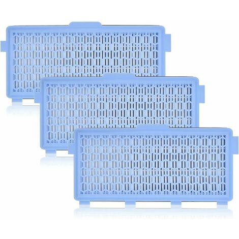 Lot de 3 filtres HEPA pour aspirateur Miele SF AA 50 Active AirClean avec charbon actif, accessoires pour aspirateur Miele Compact C1 C2 Complete C2 C3 S4000 S5000 S6000 S8000 S8340 S6240