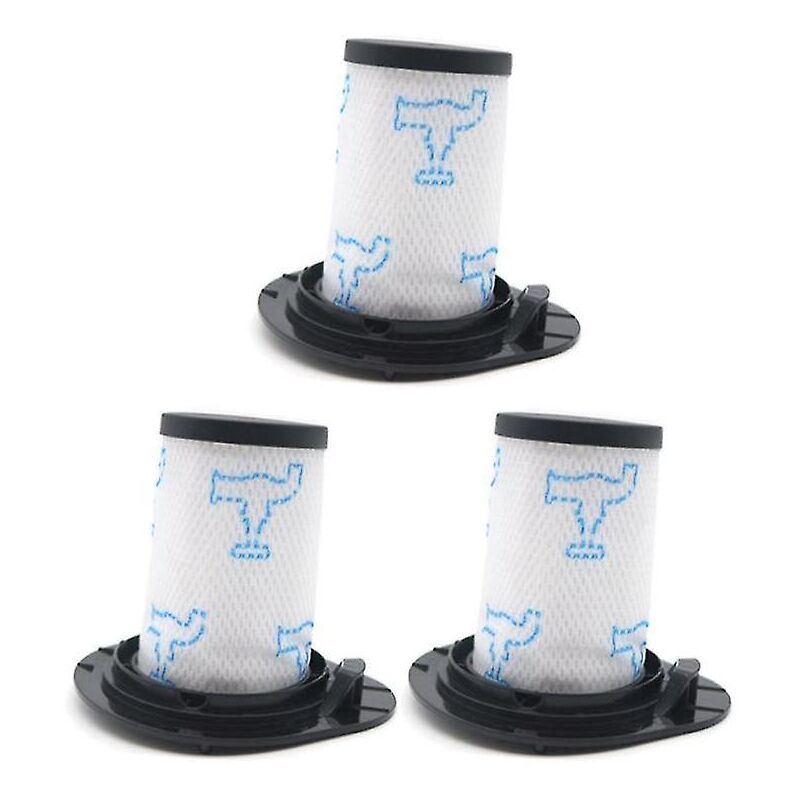 Lot de 3 filtres Hepa pour aspirateur robot Rowenta Zr009002 Rh9252 Rh9276 Rh9286 Rh92