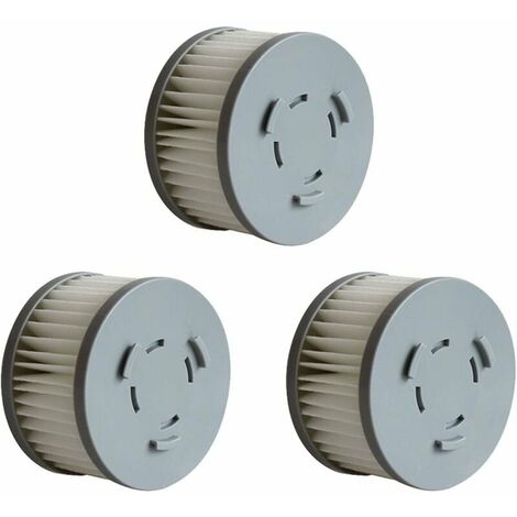 Lot de 3 filtres HEPA pour aspirateur sans fil Xiaomi Jimmy JV85/JV85 Pro/H9 Pro