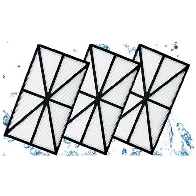 Alovez - Lot de 3 filtres lavables pour robot nettoyeur de piscine Sharkvac RCX70101 Aquavac