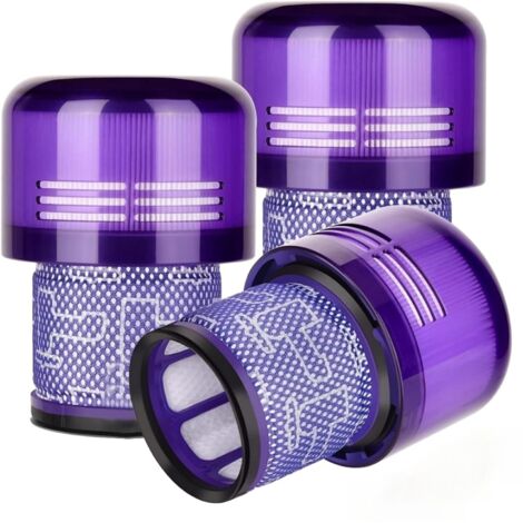 Lot de 3 filtres pour aspirateur Dyson V11, V11 Animal/Extra/Torque Drive/Complet/V15 Detect, comparé à la pièce n° 970013-02-INHHUB